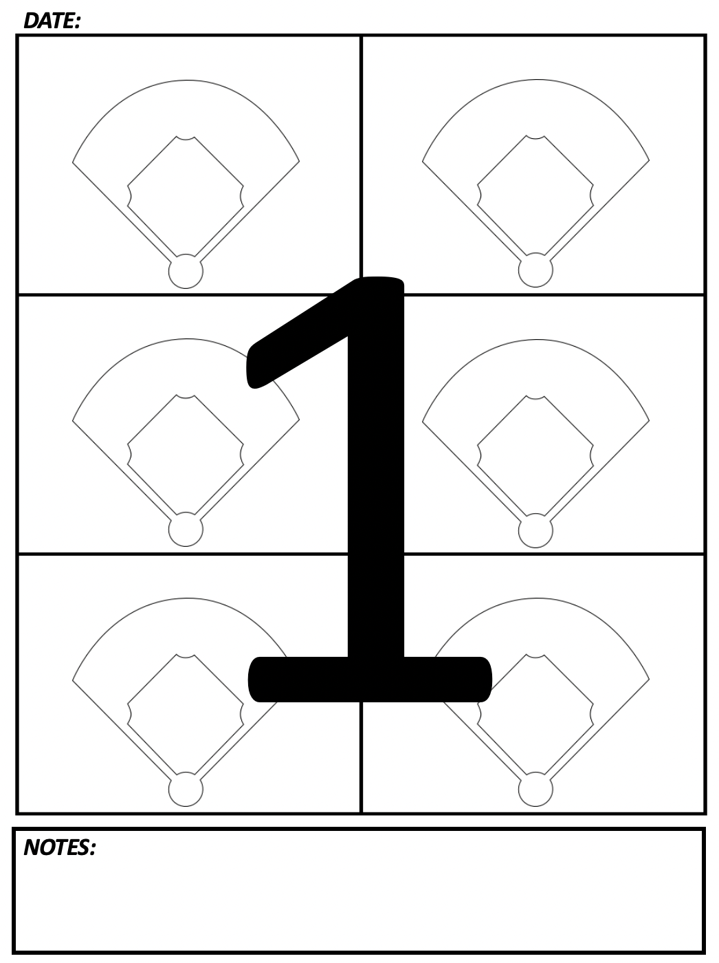 build-your-own-hitting-pitching-workbook-sports-workbook for Free Printable Baseball Hitting Charts BUILD YOUR OWN Hitting & Pitching Workbook | Sports Workbook for Free Printable Baseball Hitting Charts